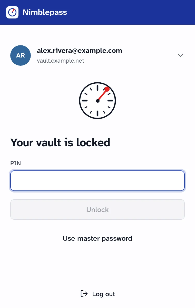 The lock screen, unlocking with a PIN